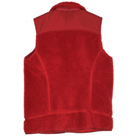 Patagonia Womens Retro X Red Fleece Vest Medium - Picture 2 of 3